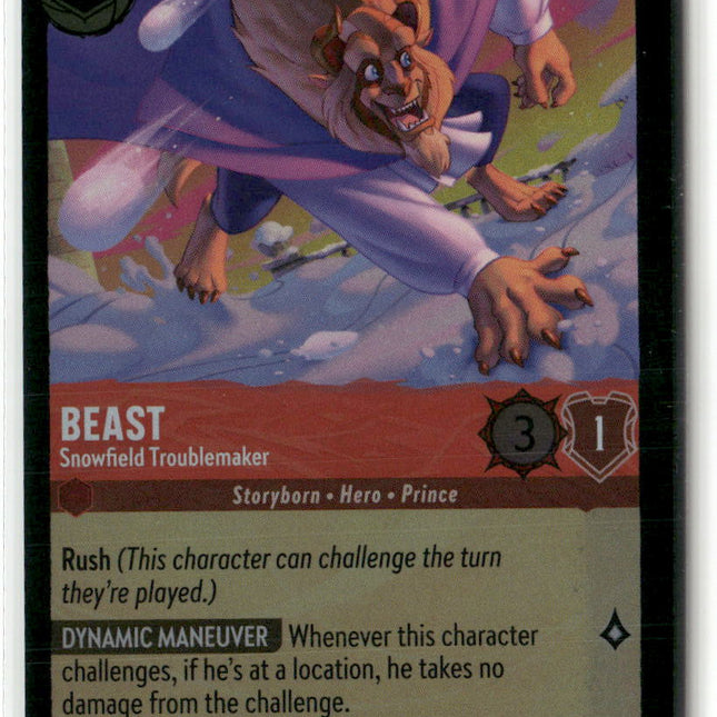 Beast #118/204 Winterspell Foil Super Rare | Disney Lorcana