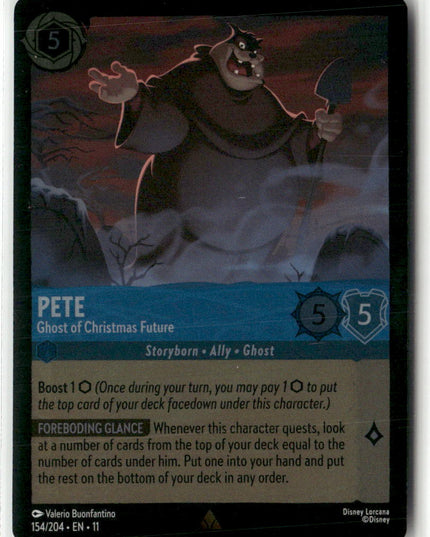 Pete #154/204 Winterspell Foil Rare | Disney Lorcana