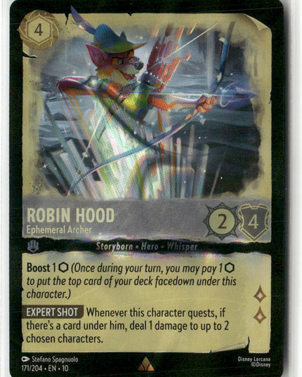 Robin Hood #171/204 Whispers in the Well Foil Rare | Disney Lorcana
