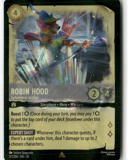 Robin Hood #171/204 Whispers in the Well Foil Rare | Disney Lorcana