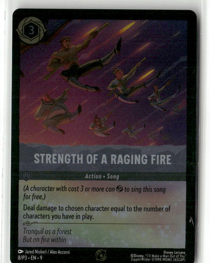 Strength of a Raging Fire #8 Disney Lorcana Promo Cards Promo | Disney Lorcana