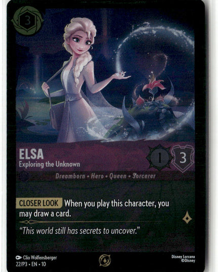 Elsa #22 Disney Lorcana Promo Cards Promo | Disney Lorcana