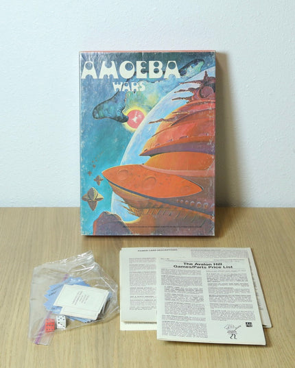 Amoeba Wars Board Game – Avalon Hill 1981 – Complete – Sci-Fi Strategy