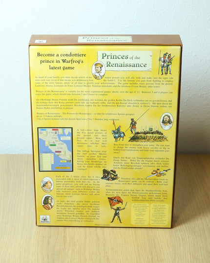 Princes of the Renaissance Board Game Martin Wallace Warfrog 2003 – Open Box/New