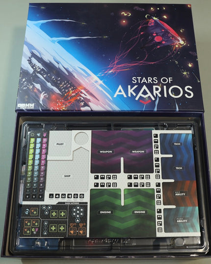 Stars of Akarios + Game Mat + Expansions Bundle (Base Game + 5 Expansions)