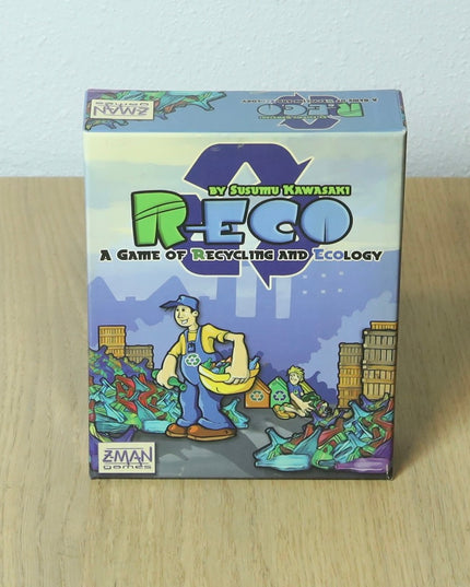 R-Eco Card Game 2007 Z-Man Games Complete VGC Recycling Ecology