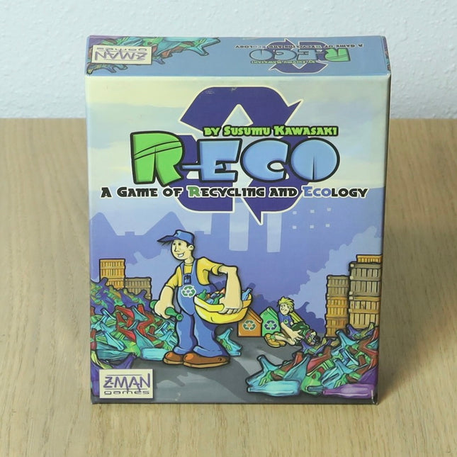 R-Eco Card Game 2007 Z-Man Games Complete VGC Recycling Ecology
