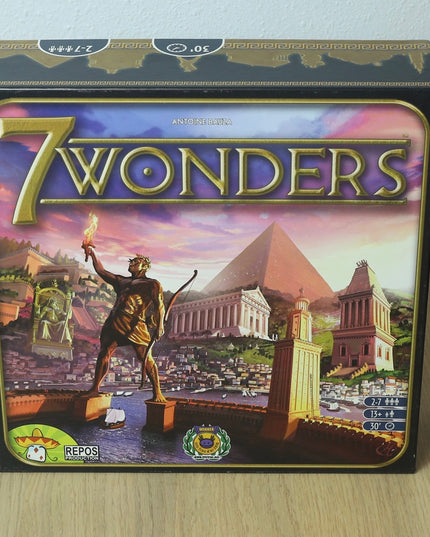 7 Wonders (2010) Board Game | Antoine Bauza | Repos Production | Complete
