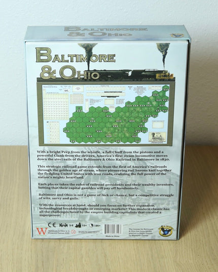 Baltimore & Ohio Board Game + Expansion Eagle Games 2009 Open Box New