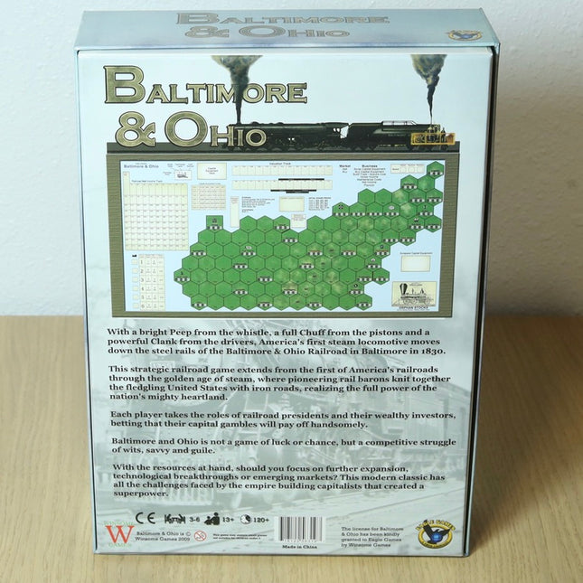 Baltimore & Ohio Board Game + Expansion Eagle Games 2009 Open Box New