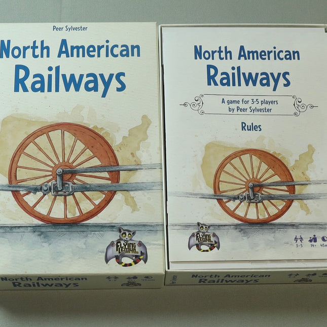North American Railways (2016) Board Game | New | Peer Sylvester | Flying Lemur