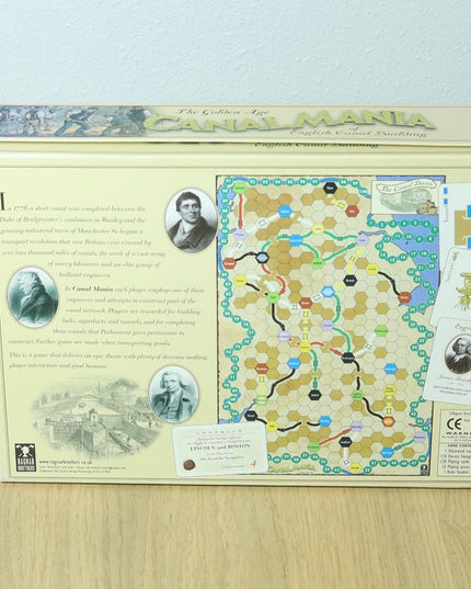 Canal Mania Board Game (2006) – 2nd Edition – Ragnar Brothers – Complete