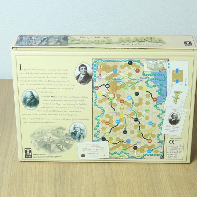 Canal Mania Board Game (2006) – 2nd Edition – Ragnar Brothers – Complete