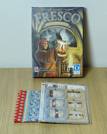 Fresco Board Game (2010) + Expansions 1–7 – Queen Games – Very Good+