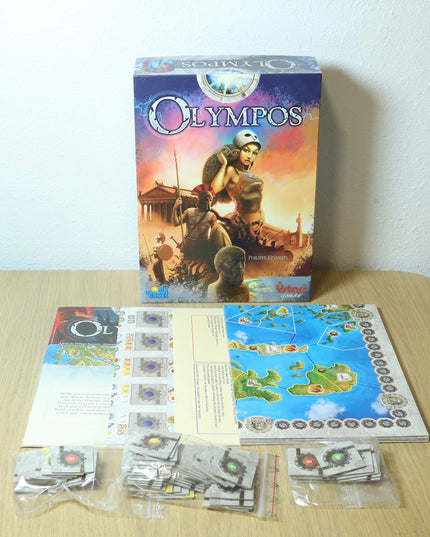 Olympos Board Game Philippe Keyaerts Ystari Games 2011 – VG+ Condition