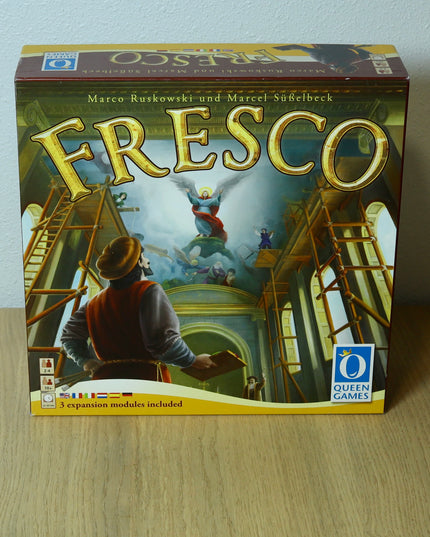Fresco Board Game (2010) + Expansions 1–7 – Queen Games – Very Good+