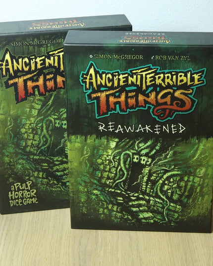 Ancient Terrible Things + Reawakened & Lost Charter Expansions – VG Condition