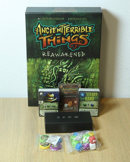 Ancient Terrible Things + Reawakened & Lost Charter Expansions – VG Condition