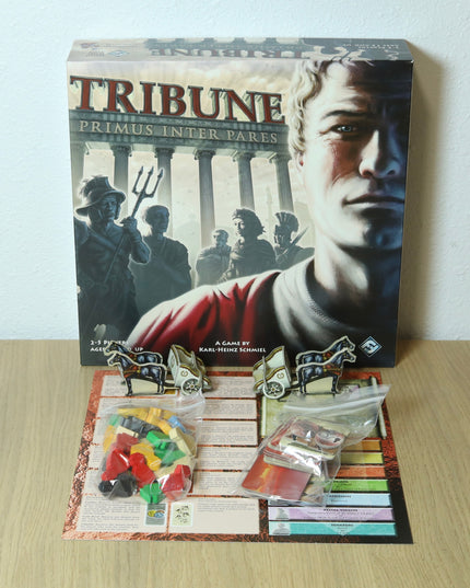 Tribune Board Game 2007 + Tribune Expansion – Fantasy Flight – Complete