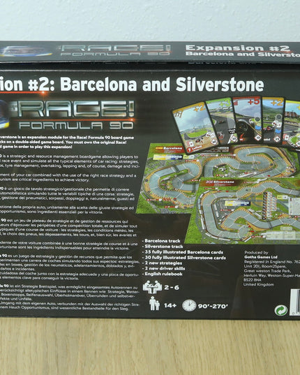 RACE! Formula 90 Expansion #2 Barcelona & Silverstone 2016 – Complete