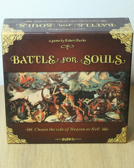Battle for Souls Board Game Robert Burke Games 2013 Complete Very Good