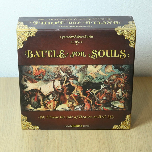 Battle for Souls Board Game Robert Burke Games 2013 Complete Very Good