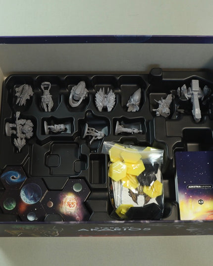 Stars of Akarios + Game Mat + Expansions Bundle (Base Game + 5 Expansions)