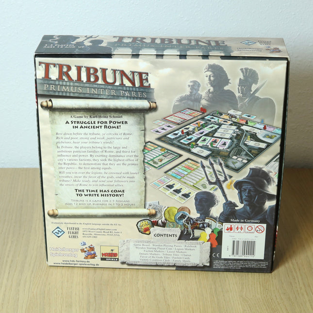 Tribune Board Game 2007 + Tribune Expansion – Fantasy Flight – Complete