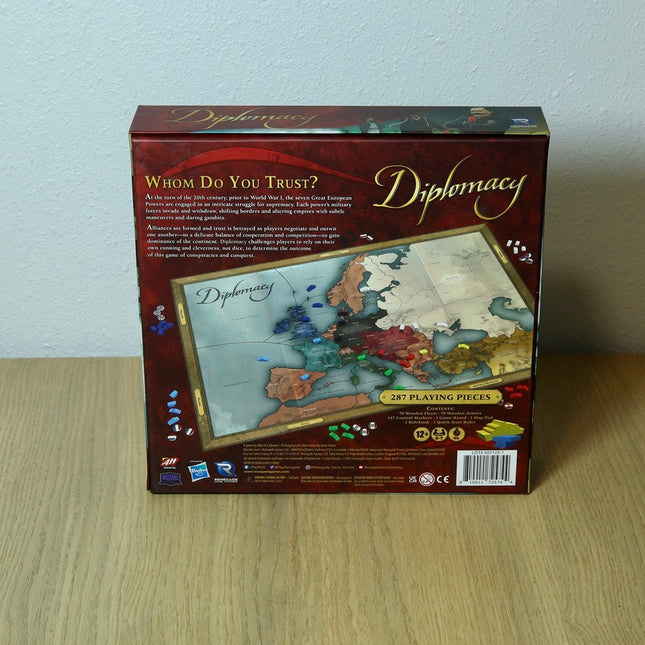 Diplomacy Board Game (2023) - Avalon Hill - Complete & Unplayed