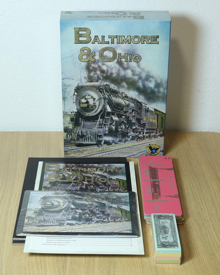 Baltimore & Ohio Board Game + Expansion Eagle Games 2009 Open Box New