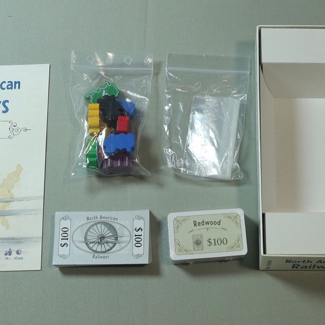 North American Railways (2016) Board Game | New | Peer Sylvester | Flying Lemur