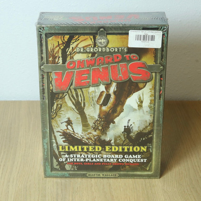 Onward to Venus Limited Edition Board Game 2014 – Treefrog Games – New/Sealed