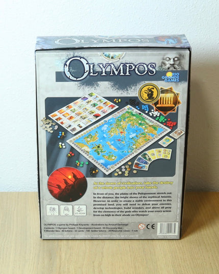 Olympos Board Game Philippe Keyaerts Ystari Games 2011 – VG+ Condition