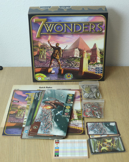 7 Wonders (2010) Board Game | Antoine Bauza | Repos Production | Complete