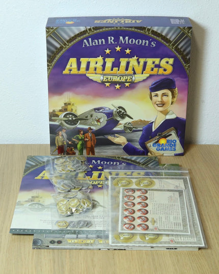 Airlines Europe Board Game 2011 – Rio Grande Games – Complete – VG+
