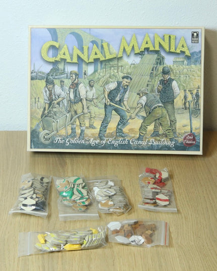 Canal Mania Board Game (2006) – 2nd Edition – Ragnar Brothers – Complete
