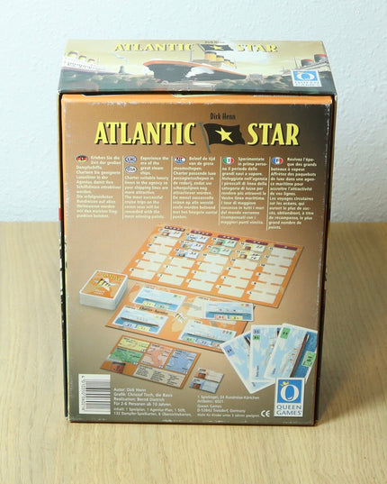 Atlantic Star Board Game Queen Games 2001 Dirk Henn Complete VG+
