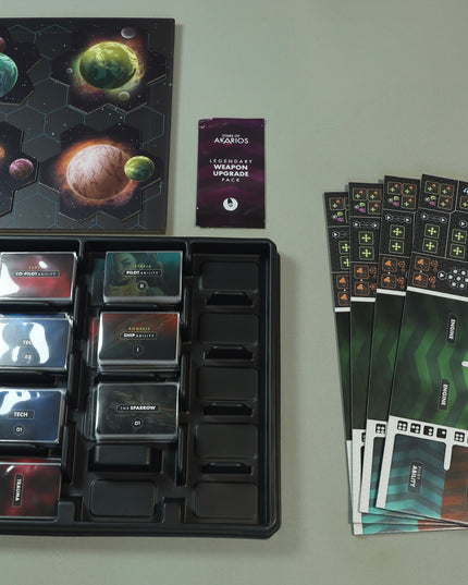 Stars of Akarios + Game Mat + Expansions Bundle (Base Game + 5 Expansions)