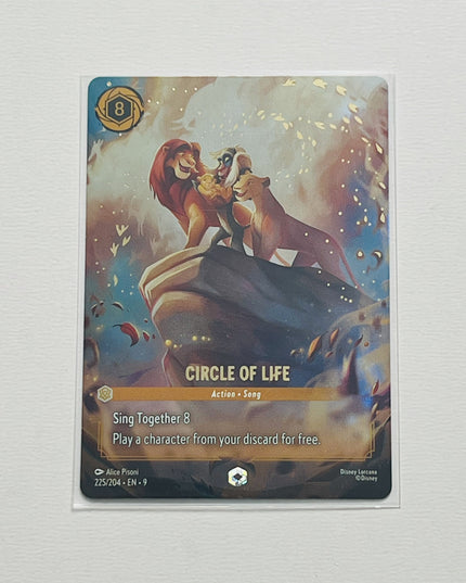Circle of Life, Enchanted NM+ #225/204 | Disney Lorcana | Fabled