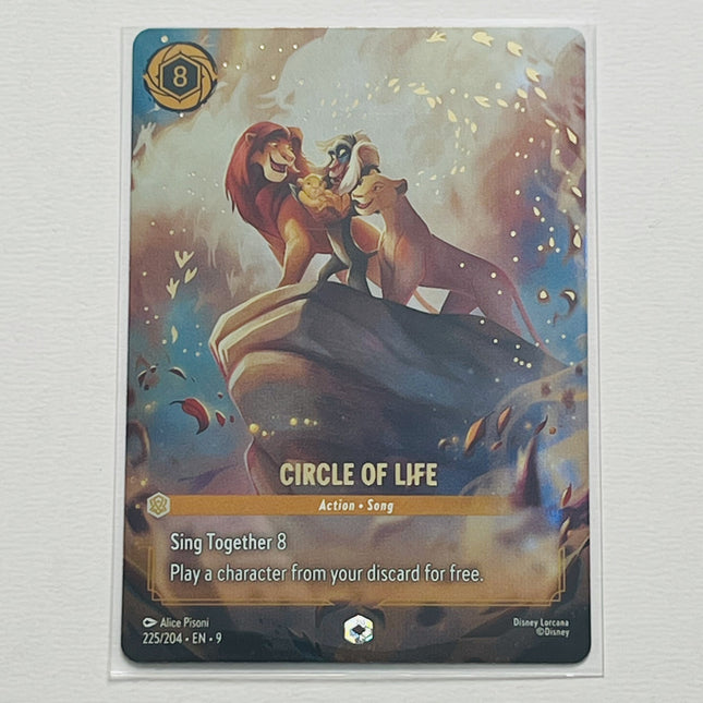 Circle of Life, Enchanted NM+ #225/204 | Disney Lorcana | Fabled