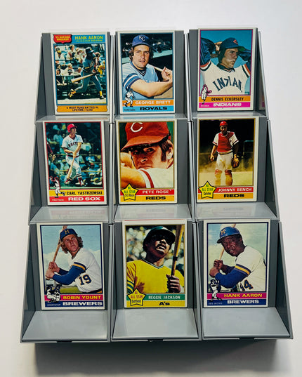 1976 Topps Baseball Set #1-660 + 44 Card Traded Set, All Sleeved