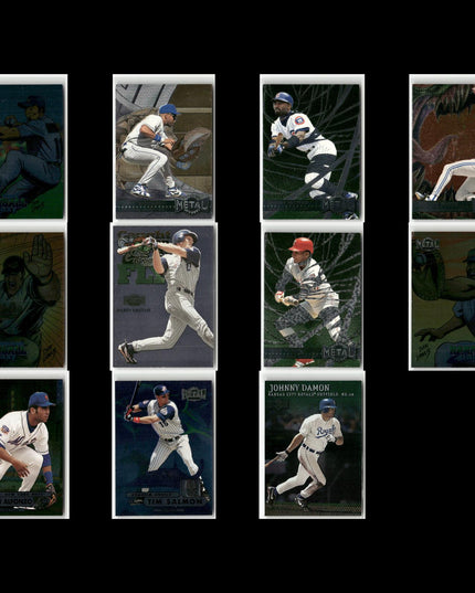 11-Card Lot Vintage 90s Metal Universe Baseball | MLB Baseball Trading Cards