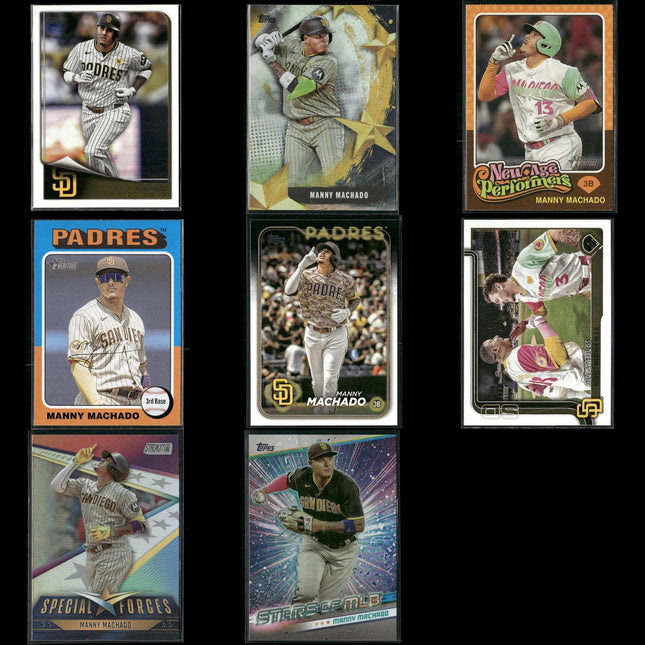 Manny Machado 8-Card Lot San Diego Padres All-Star 3B