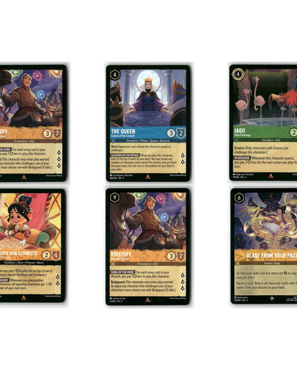 6 Card Rare + Super Rare Lot, Shimmering Skies Disney Lorcana Set 5