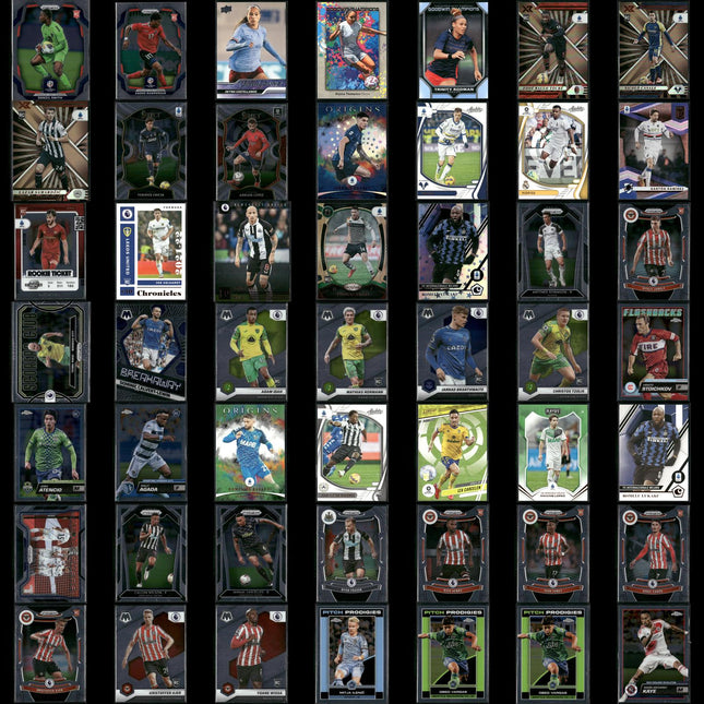 Soccer Card Lot (49) – Prizm, Mosaic, Topps Chrome, RCs, Intl Stars, MLS