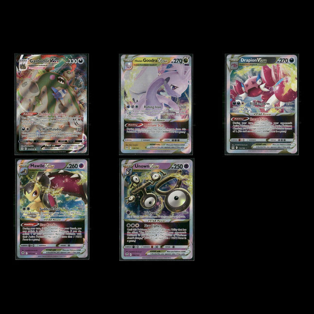 Pokémon VMAX & VSTAR Card Lot – 5 Cards –  Rare Power Cards