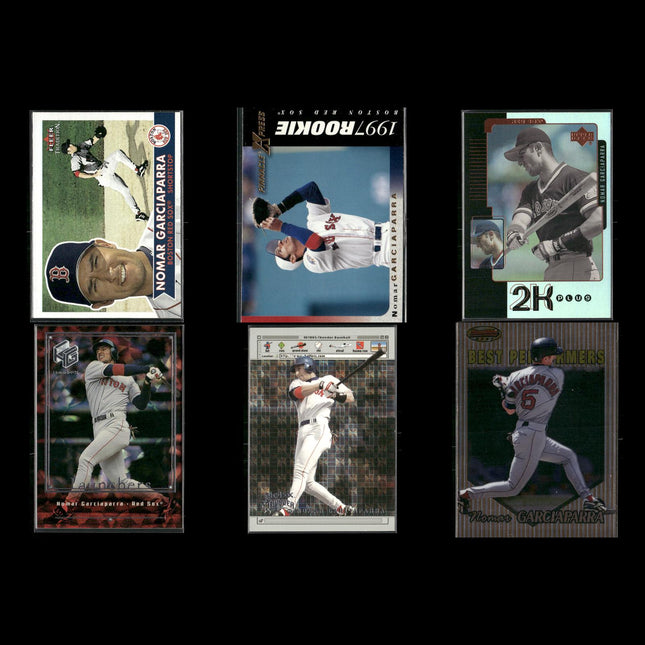 Nomar Garciaparra 6-Card Lot Boston Red Sox “Nomah” SS