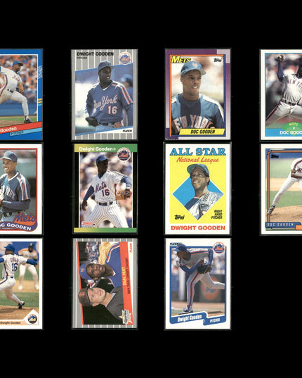Dwight Gooden 11-Card Lot NY Mets “Doc” Rookie Phenom