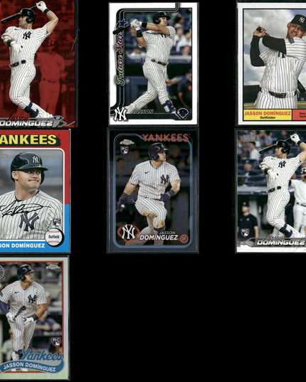 Jasson Domínguez 7-Card Lot NY Yankees “The Martian” Prospect