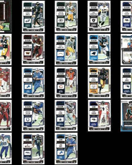 2023 Panini Contenders Football Lot (23) Stars, RCs, Inserts, Parallels